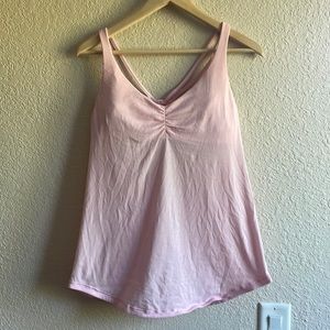 Light Pink Lululemon Flowy Tank